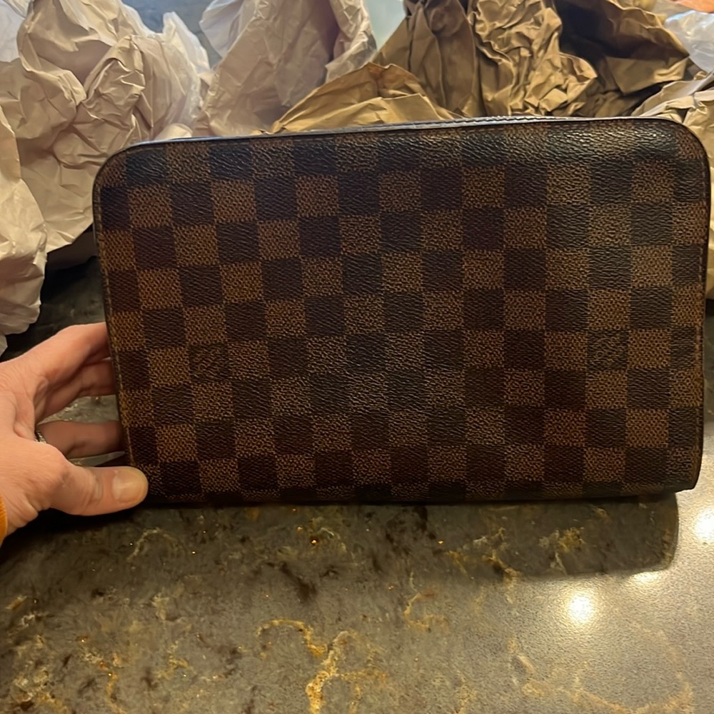 Louis Vuitton Damier Ebene clutch/wristlet